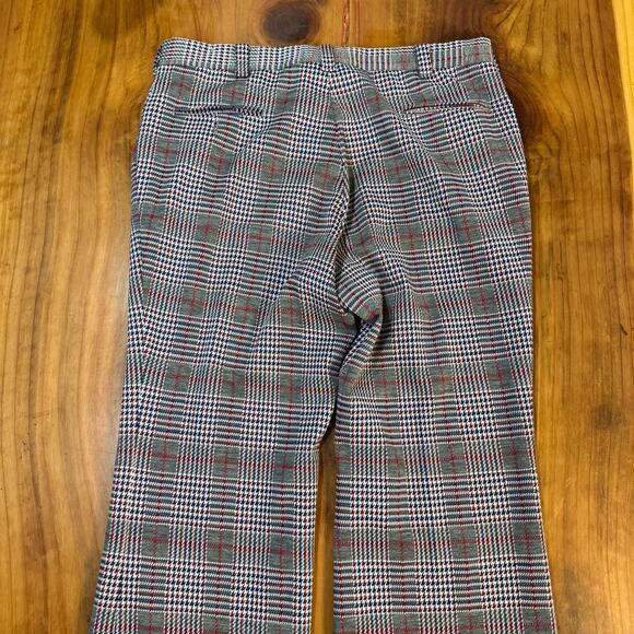 Vintage 70's Day's Men's Pants  38 x 32 Bootcut Plaid Polyester Knit Retro F3-12 - Picture 6 of 6